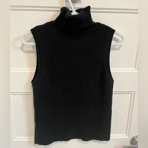 Beautiful sweater turtleneck vest!